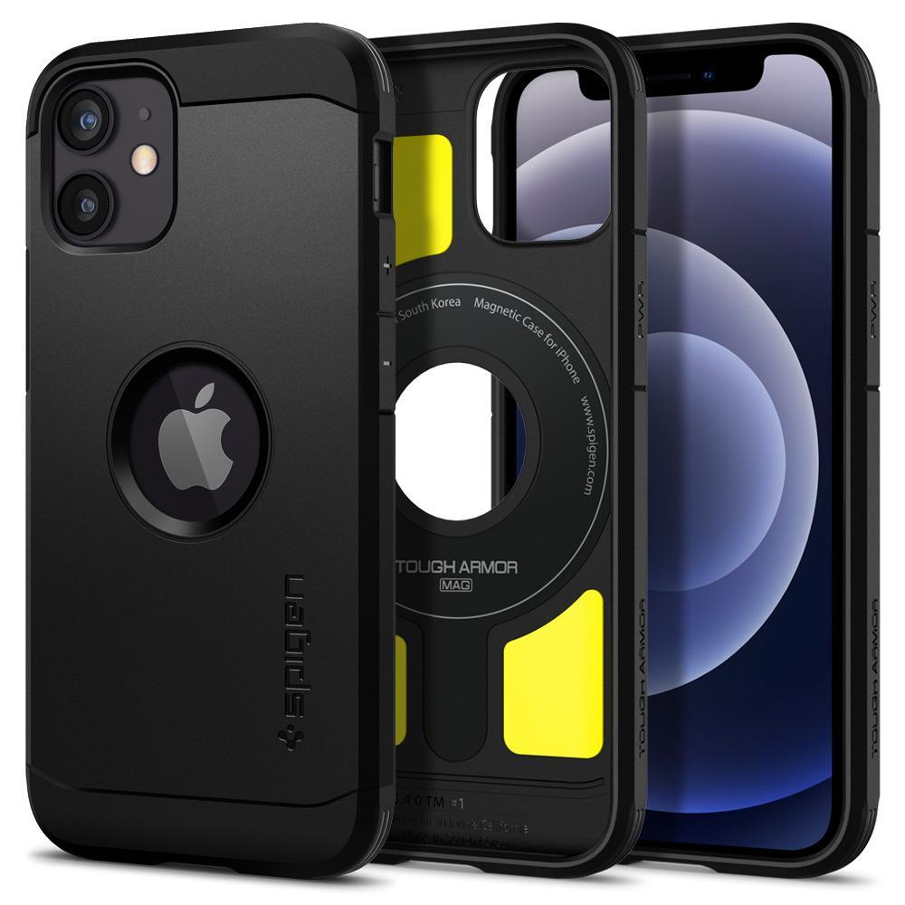 

Чехол Spigen Tough Armor Mag для iPhone 12 Mini Black