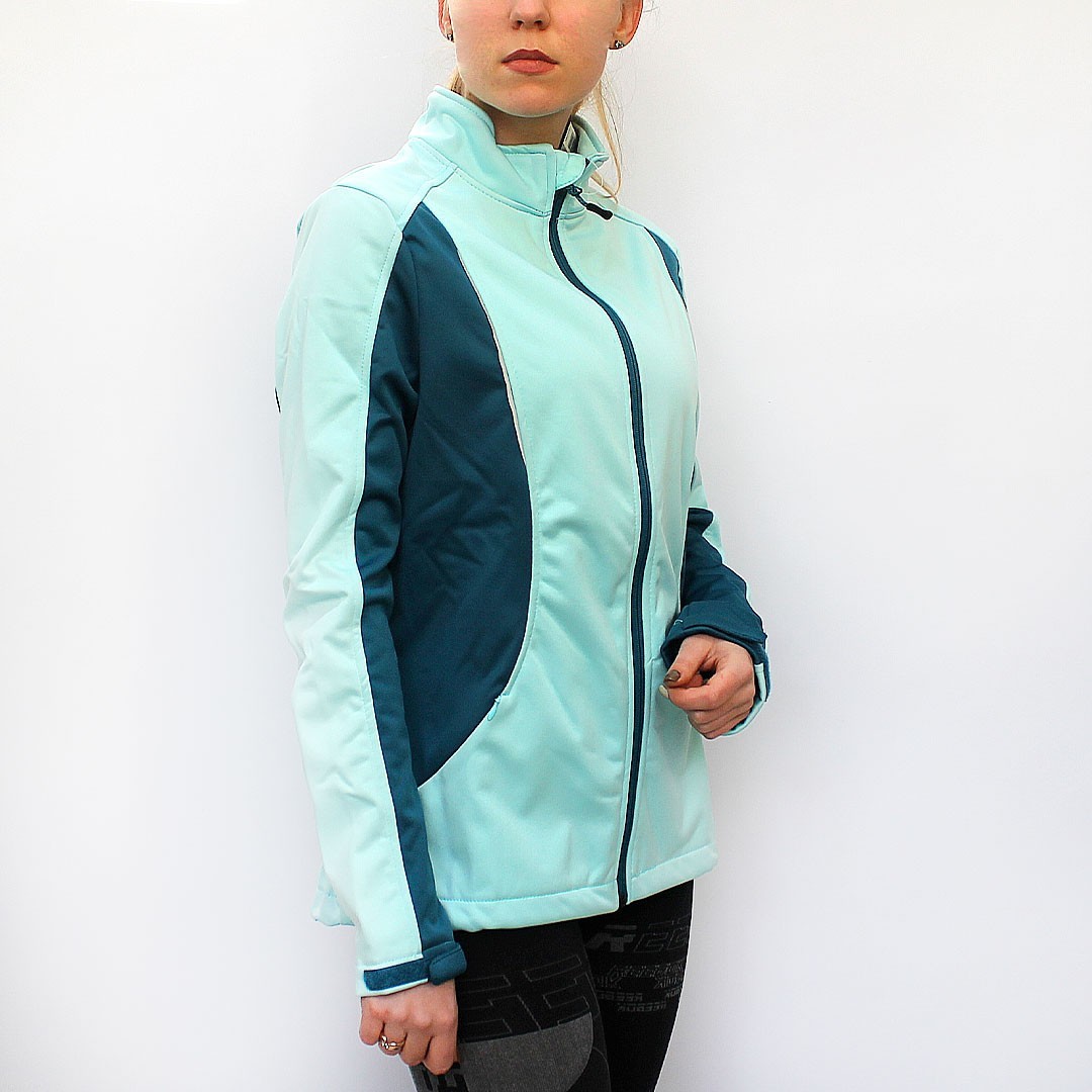 

Женская спортивная куртка Crivit Softshell размер L (44-46) бирюзовый