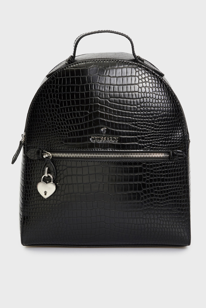 

Женский черный рюкзак PRE LILY BACKPACK STAMPA COCCO Trussardi OS 9Y099994/75B01120