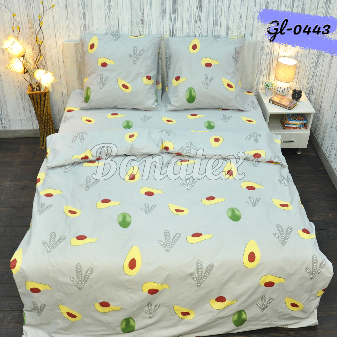 

Комплект постільної білизни BonaVita сімейний бязь Avocado 2х150х215 (361-0443)