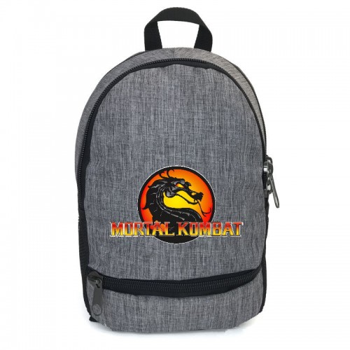 

Рюкзак Мортал Комбат подростковый (Mortal Combat 001-gray) серый