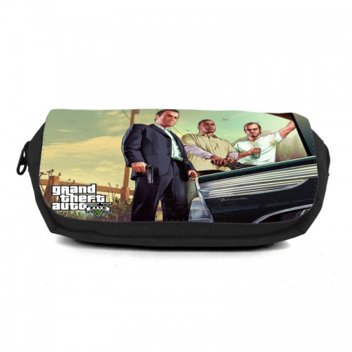

Школьный пенал GTA органайзер универсальный (gta-0012-black) черный