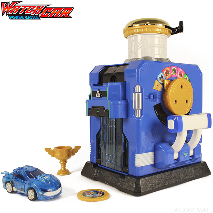 

Оригинальный игровой набор Лига Вотчкар Стадион (Штаб-квартира Лига Watchcar) + машинка трансформер Блювилл + Музыка