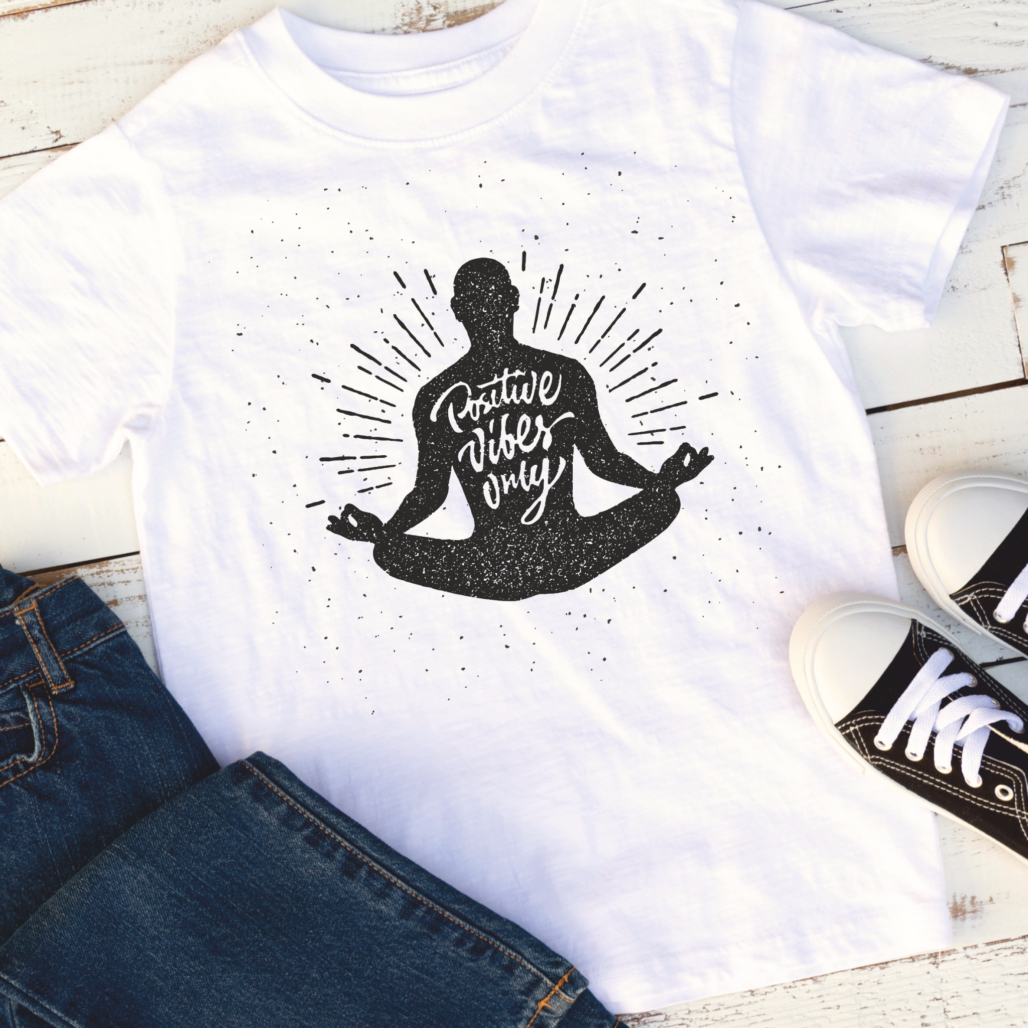 

Фабрика подарков Мужская футболка "Positive vibes only" M