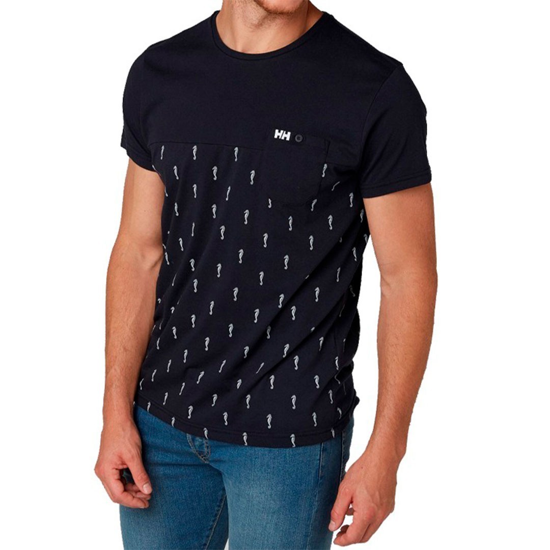 

Мужская футболка Helly Hansen Fjord T-shirt 53025-603 размер L темно-синий