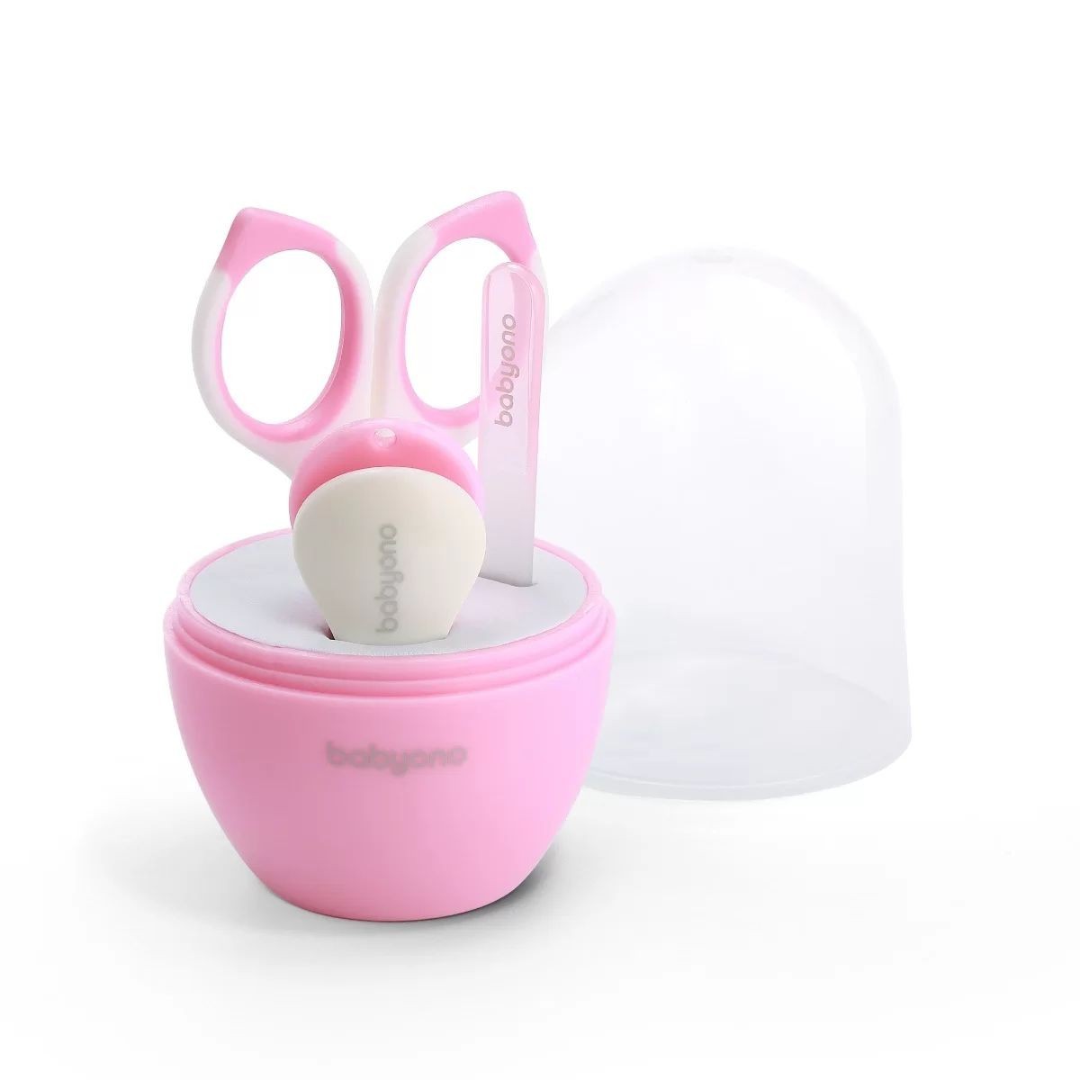 

Маникюрный набор в футляре BabyOno, розовый (398/02)