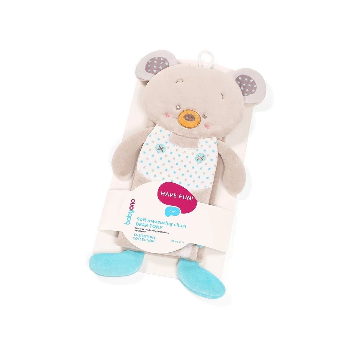 

Ростомер плюшевый BabyOno Мишка Тони (1230)