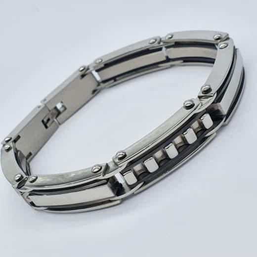 

Браслет мужской Steel Evolution "Mikkel" из медицинской стали BS 670