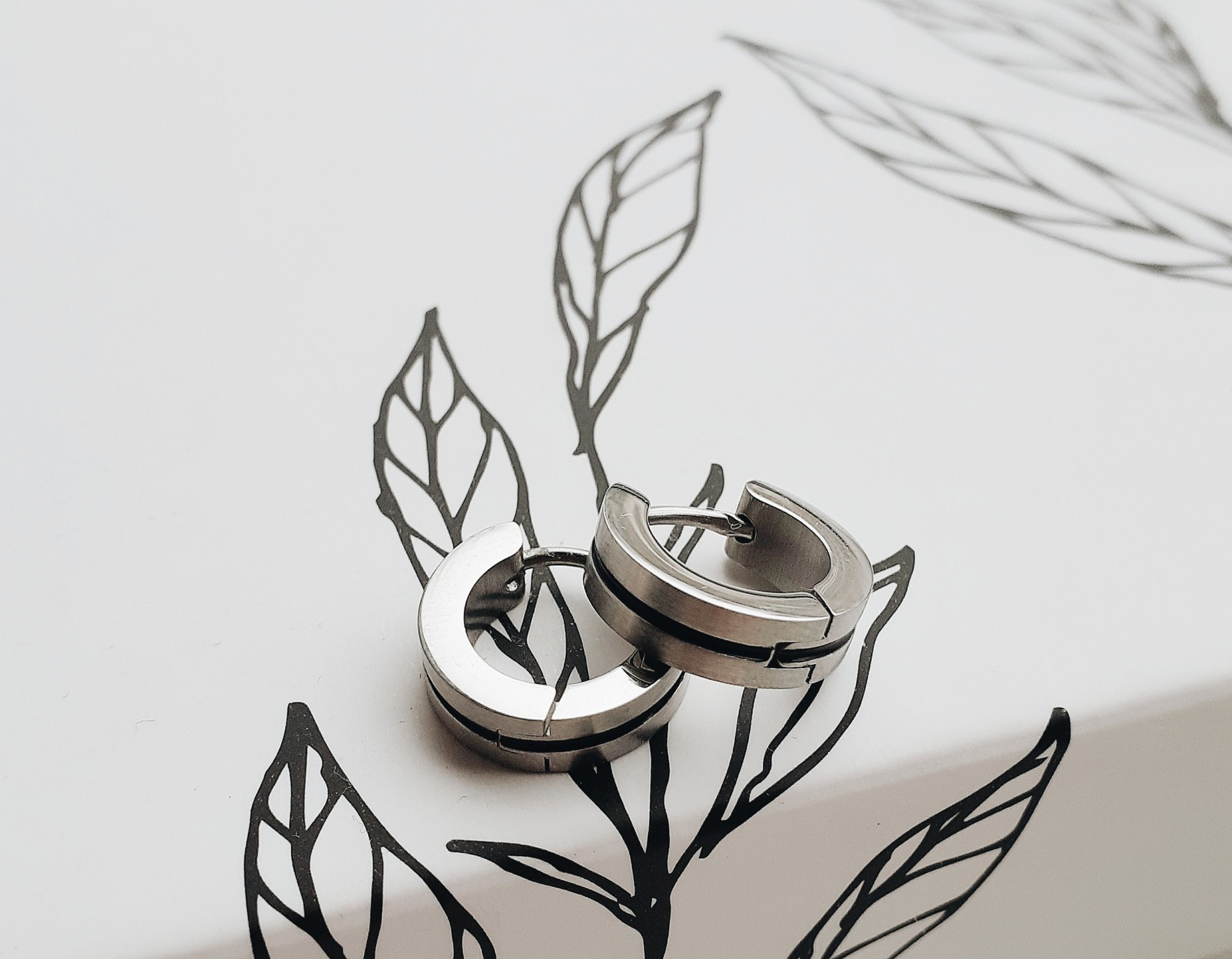 

Серьги-кольца унисекс Steel Evolution из медицинской стали матовые 1463 S (4)