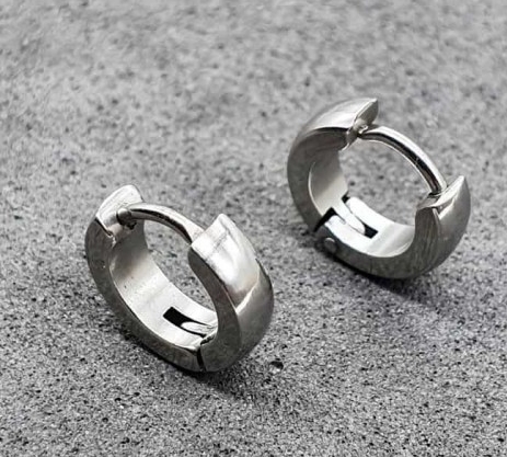 

Серьги-кольца унисекс Steel Evolution из медицинской стали 0639 S