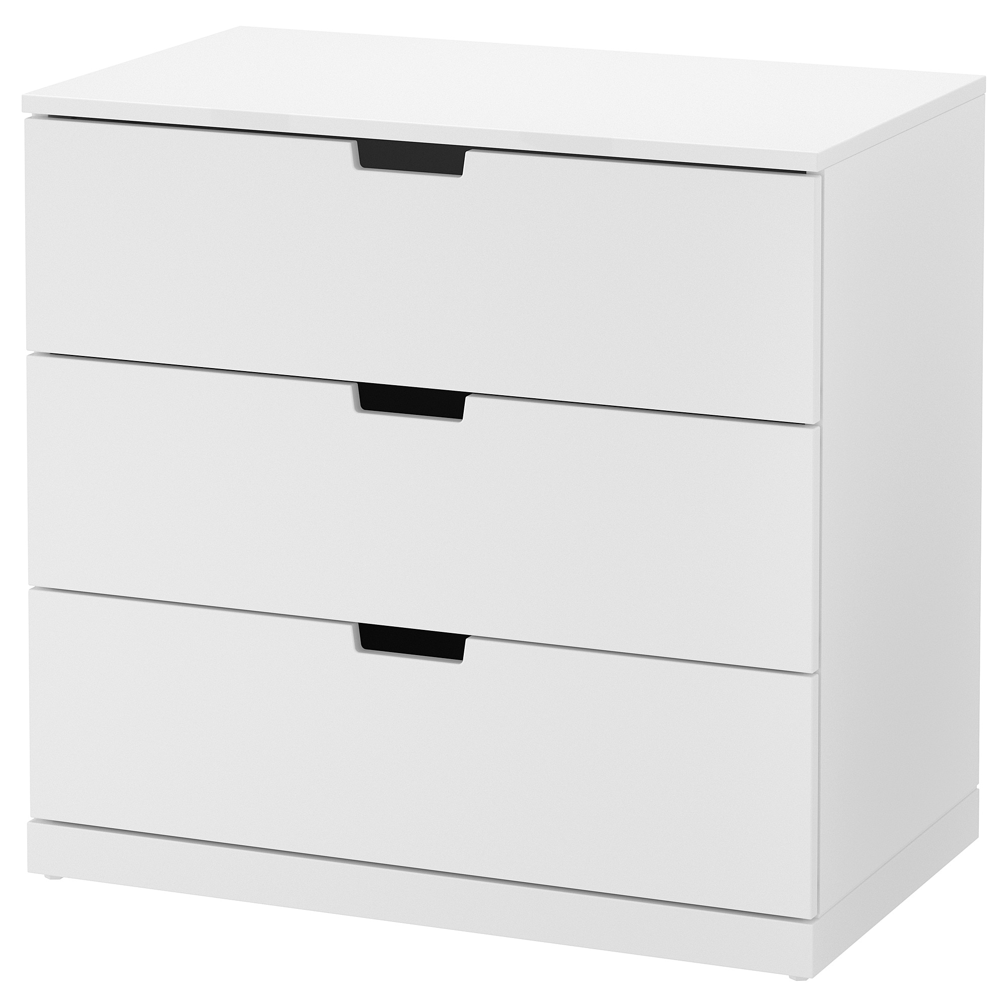 

Комод с 3 ящиками IKEA НОРДЛИ белый 692.394.95