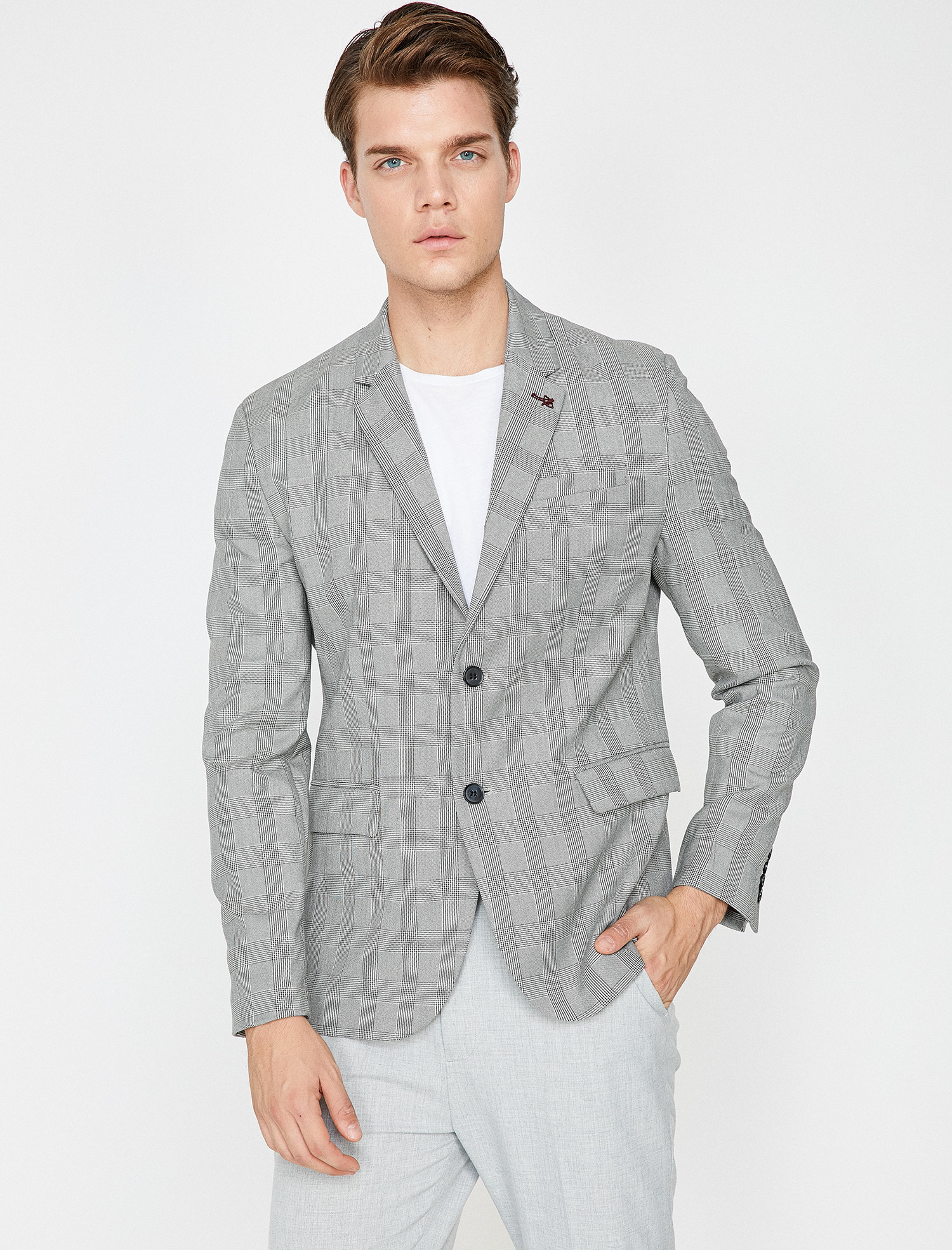 

Пиджак Koton 9KAM59003OK-18A 52 Antrasit Design