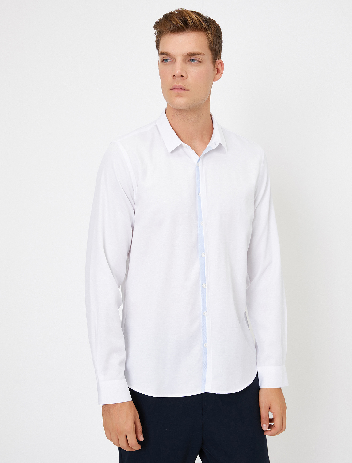 

Рубашка Koton 0KAM65790NW-05U L White Design