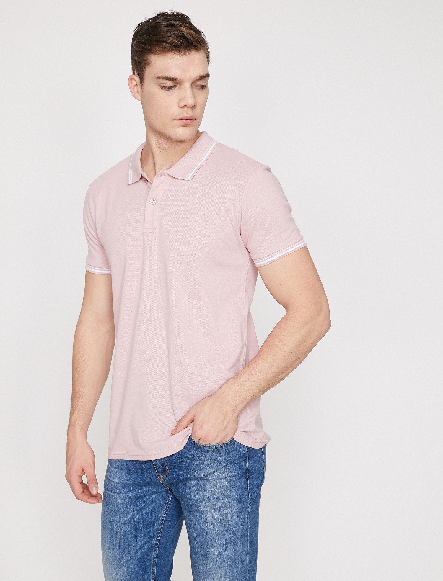 

Поло Koton 9YAM11203LK-250 L Rose