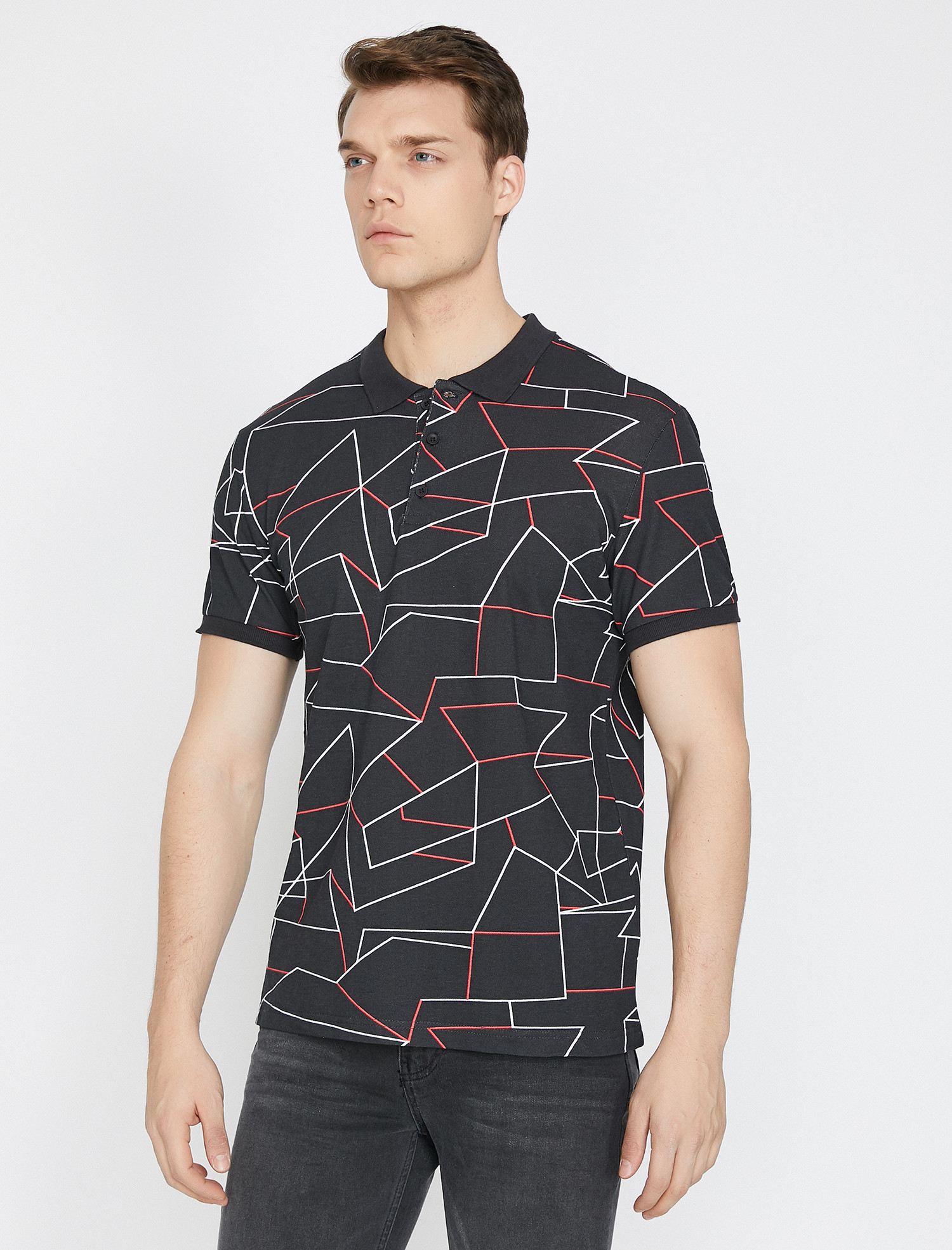 

Поло Koton 9YAM11507LK-04I XL Black Design