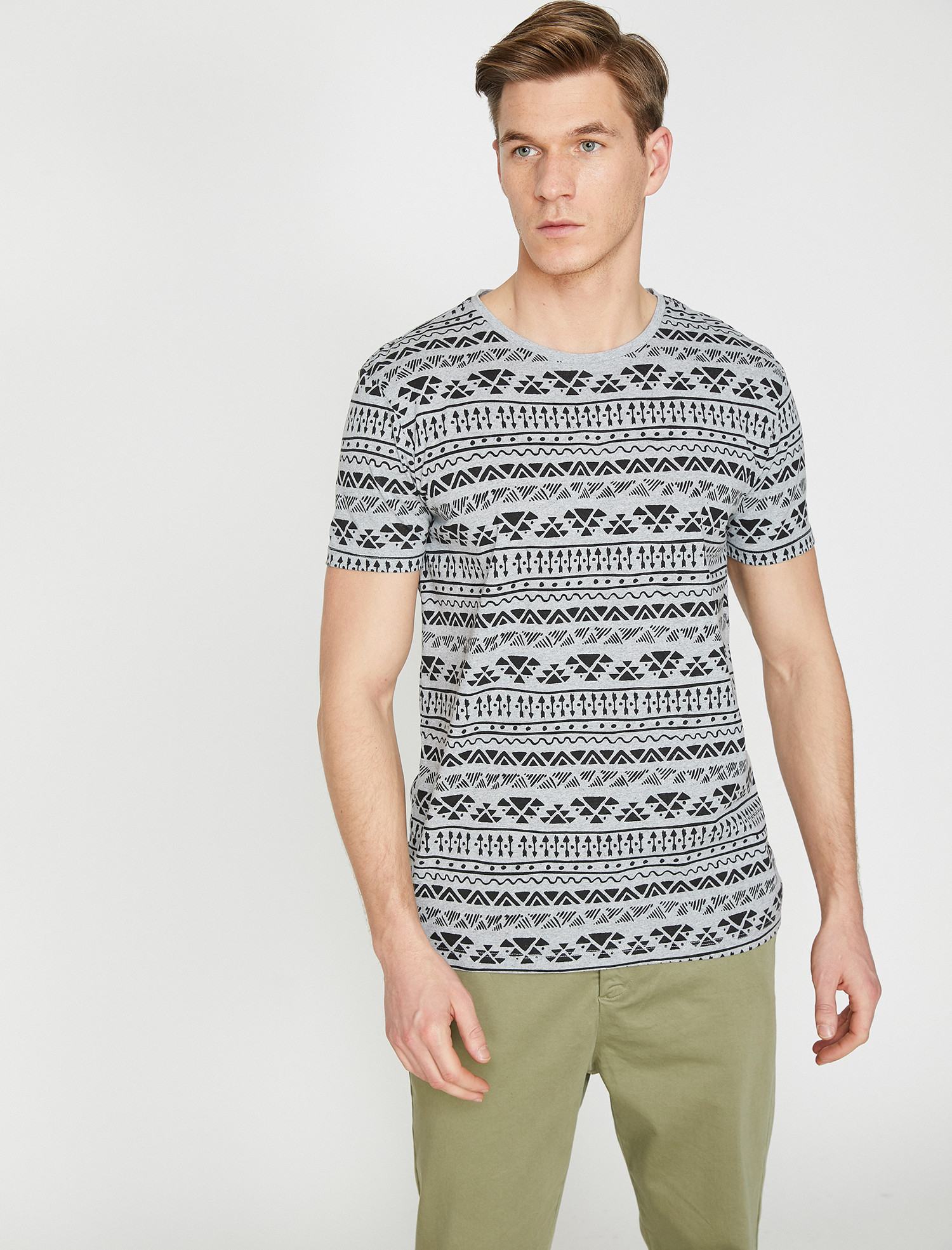 

Футболка Koton 9YAM11662DK-027 XL Grey