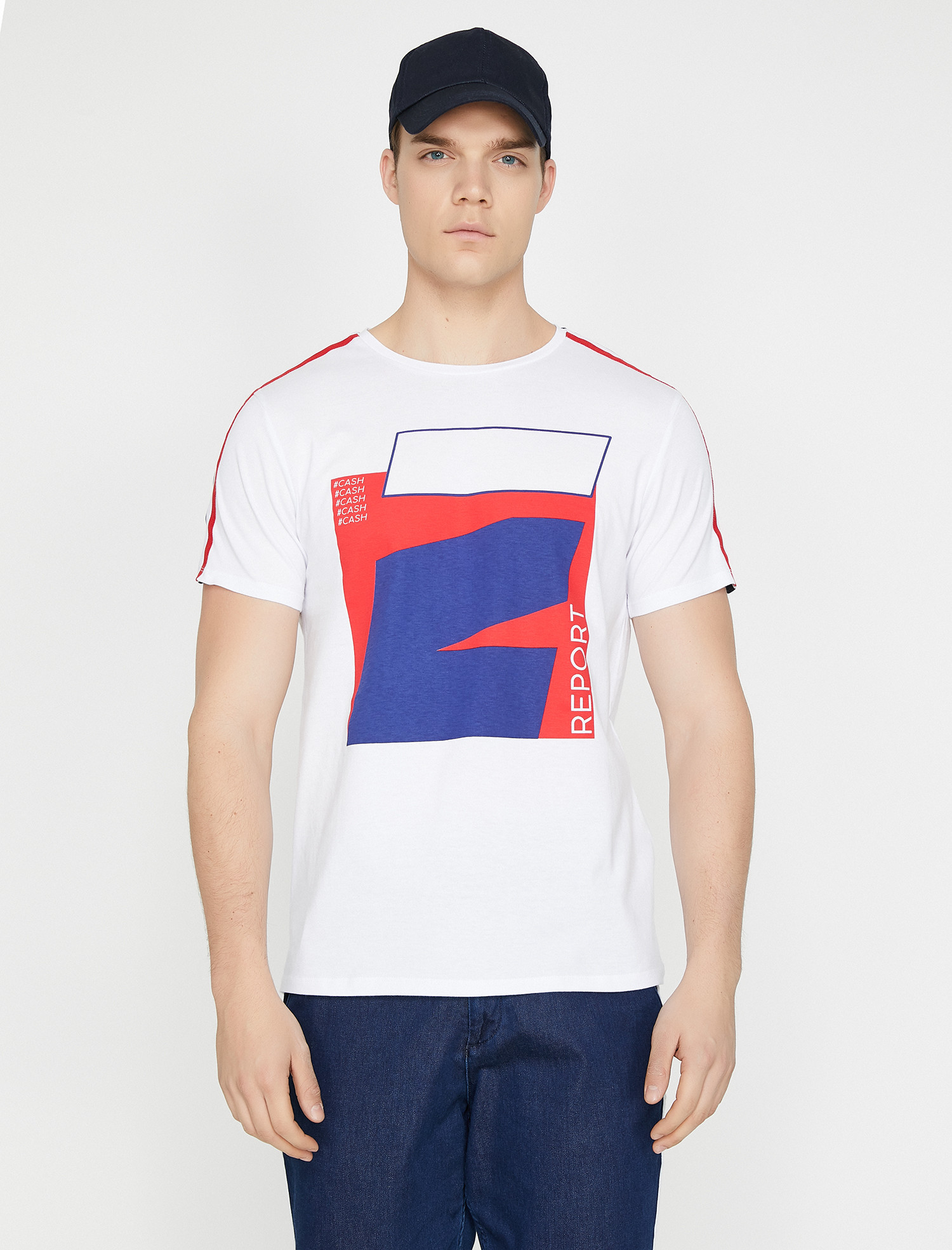

Футболка Koton 9YAM14458OK-000 S White