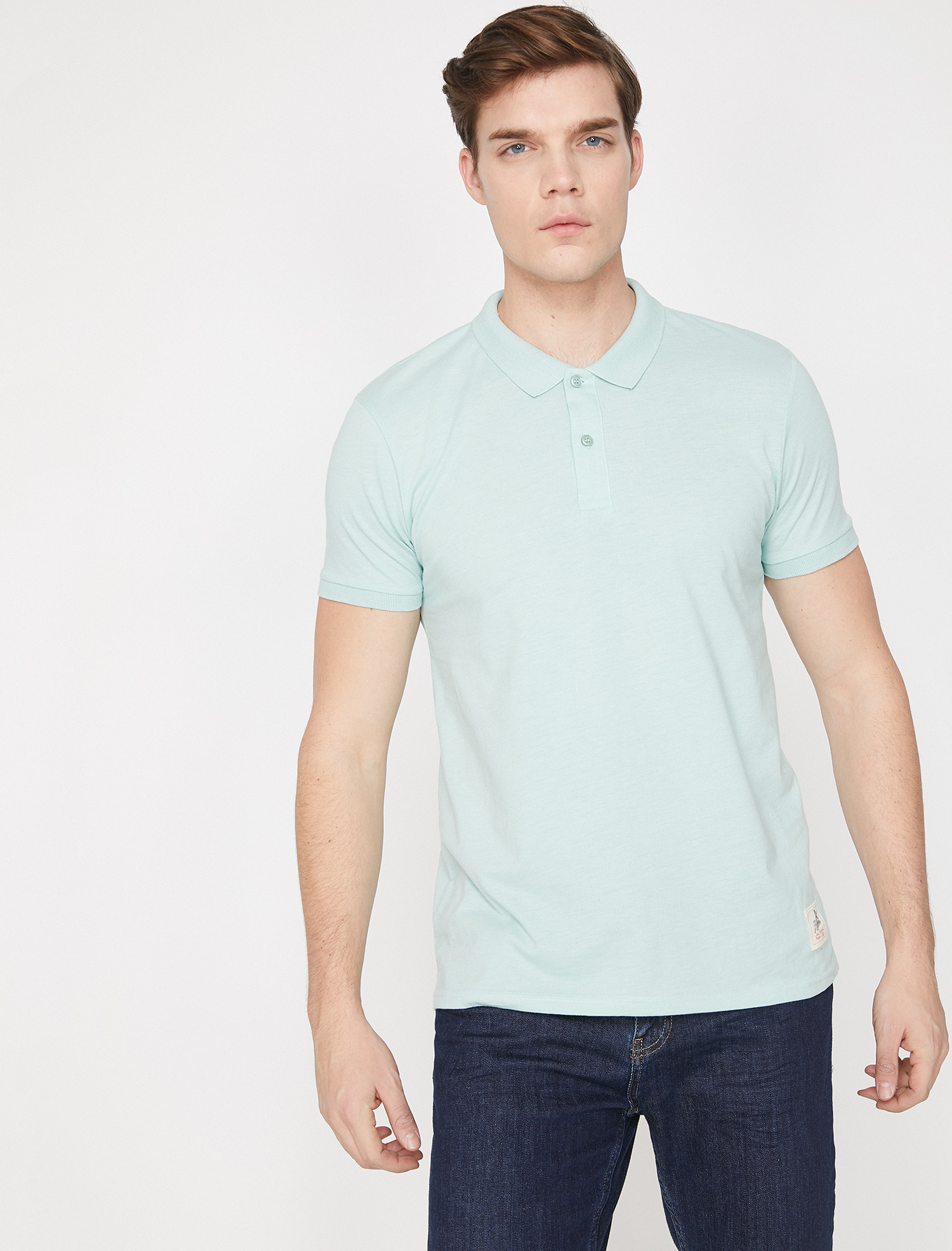 

Поло Koton 9YAM12032LK-660 XL Mint