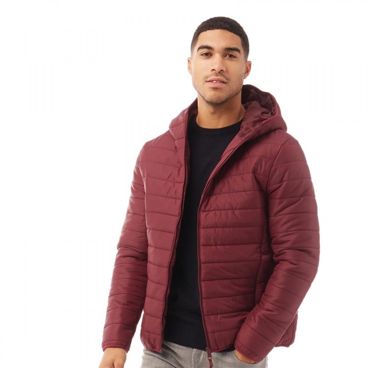 

Куртка THREADBARE Garforth Padded Burgundy Burgundy, XXL (52)