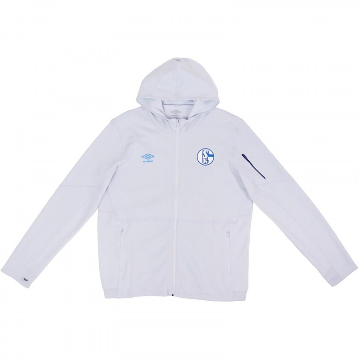 

Толстовка Umbro S04 Schalke Travel Hooded Grey Blue, XXXL (54)
