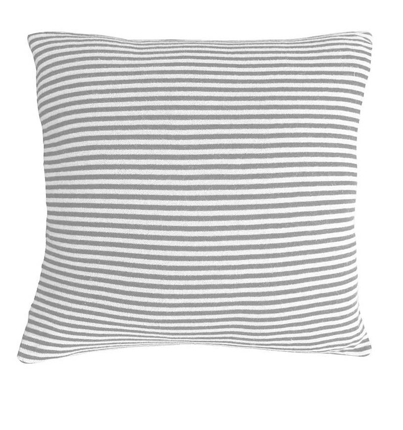 

Декоративная трикотажная подушка Marc O`Polo Arvid 50x50 см серая
