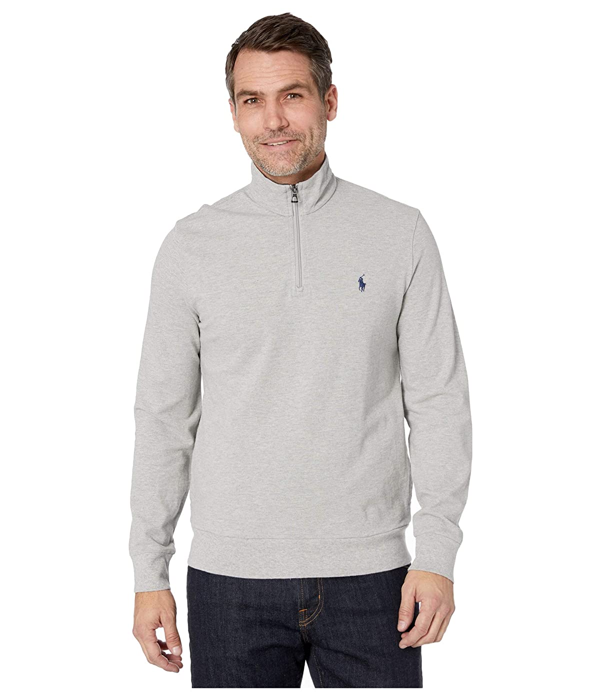 

Толстовка Polo Ralph Lauren Classic Mesh 1/4 Zip Andover Heather, XXL (52)