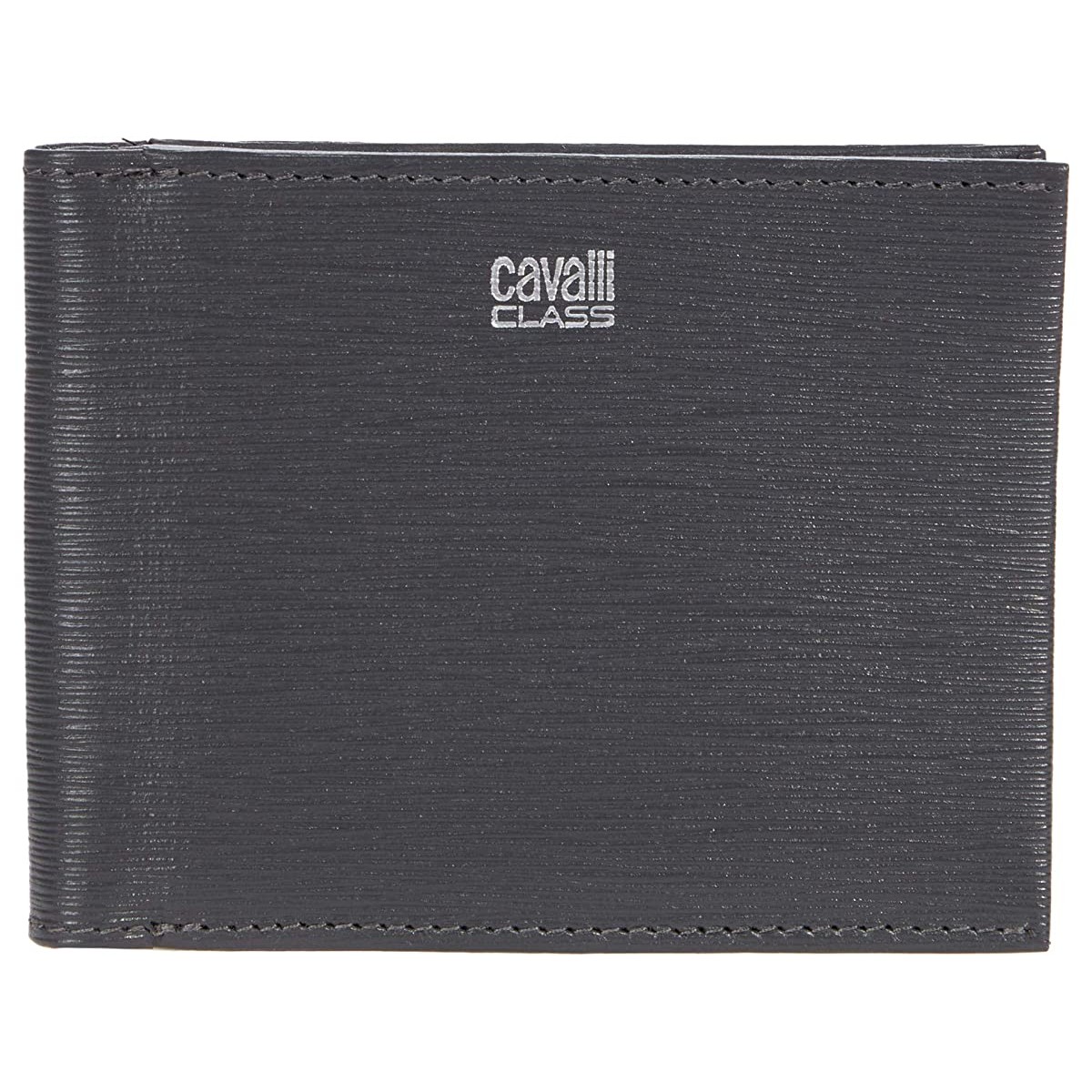 

Кошелек Roberto Cavalli Bifold with Money Clip Grey, Универсальный