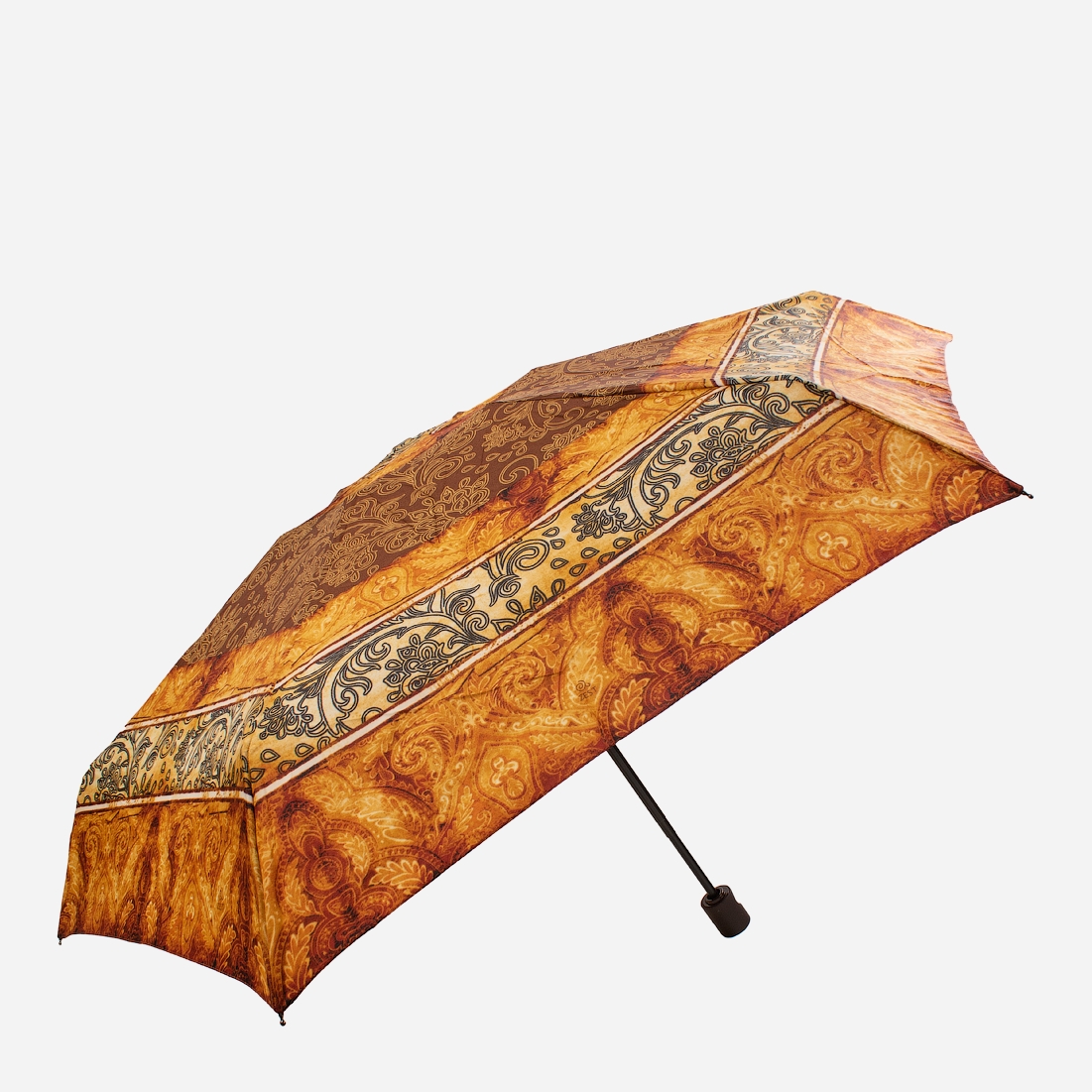 

Зонт cкладной Zest Z54968-12 автомат Золотой/Коричневый