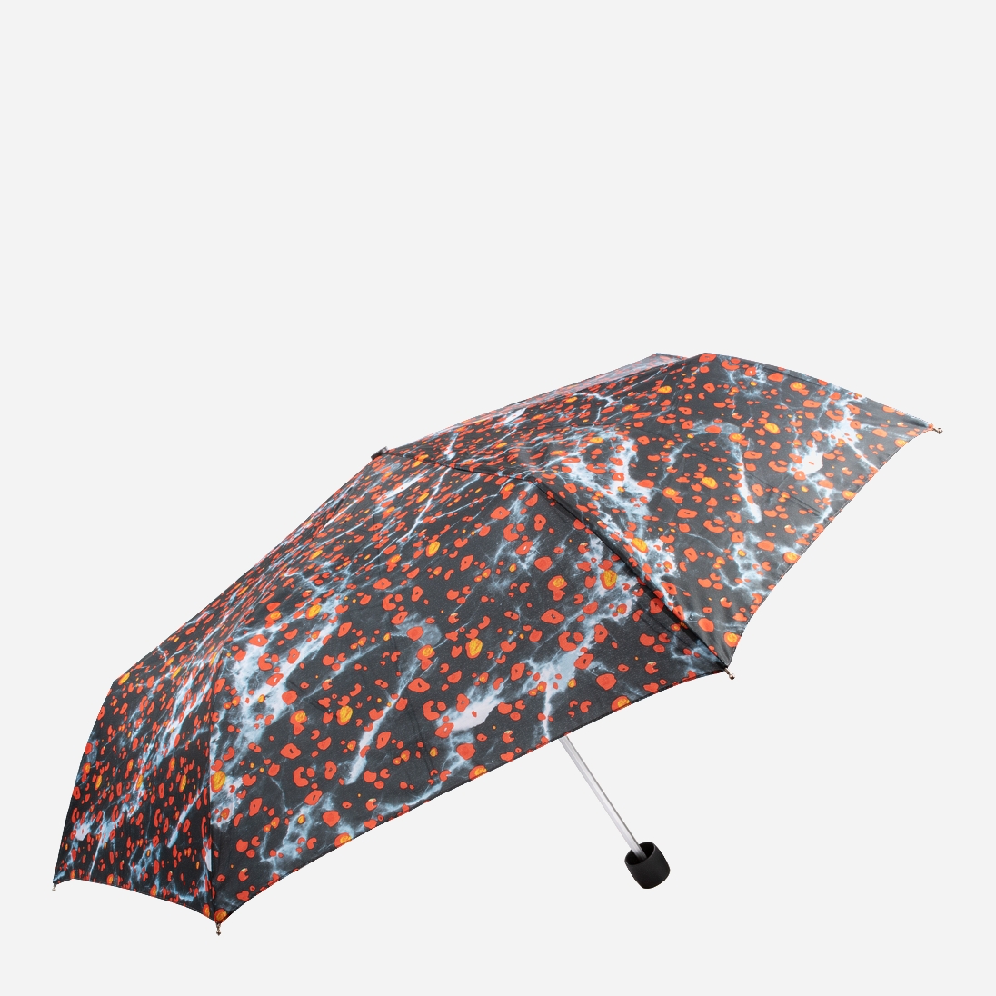 

Зонт cкладной Fulton FULL354-Electric-Leopard механический Красный/Черный/Серый