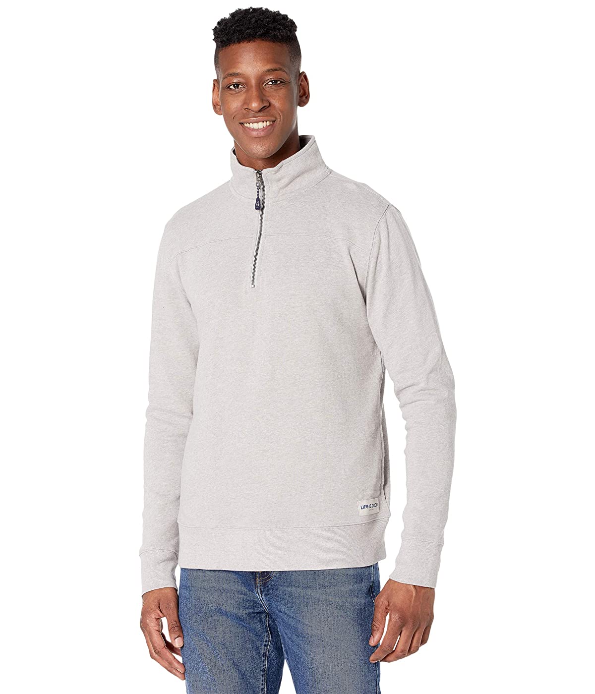 

Толстовка Life is Good Simply True 1/4 Zip Light Heather Gray,  (46, Толстовка Life is Good Simply True 1/4 Zip Light Heather Gray, M (46)