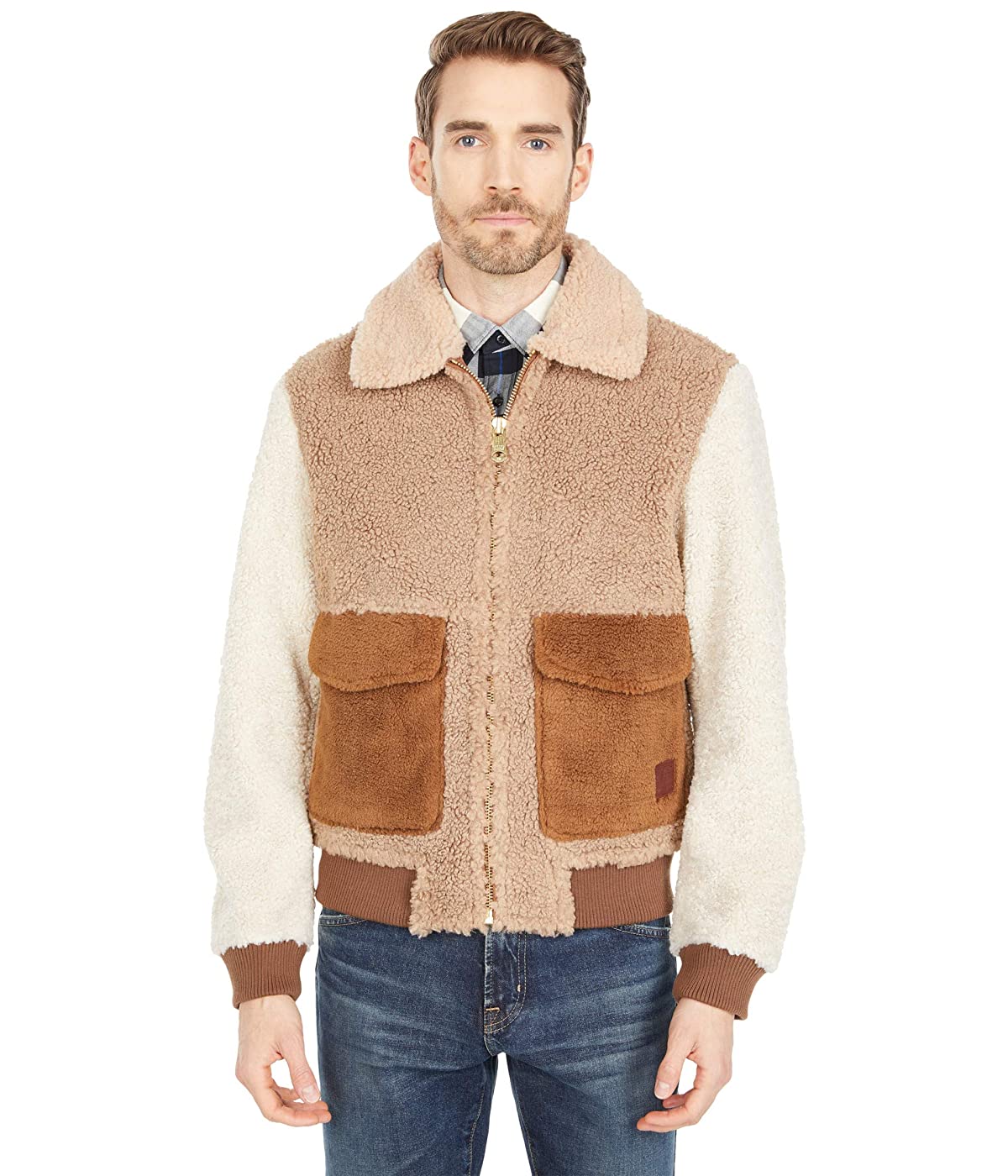 

Пальто Scotch and Soda Colour-Block Sherpa Bomber Jacket Combo A, XL (50)