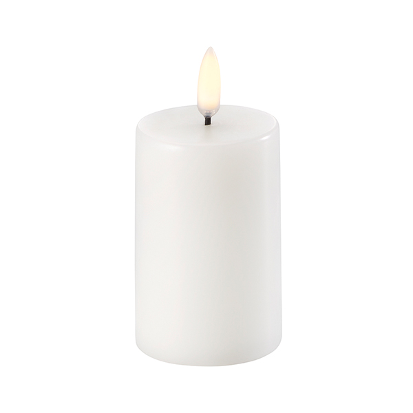 

LED свеча Pillar candle UYUNI Lighting 5х7,5 см белый