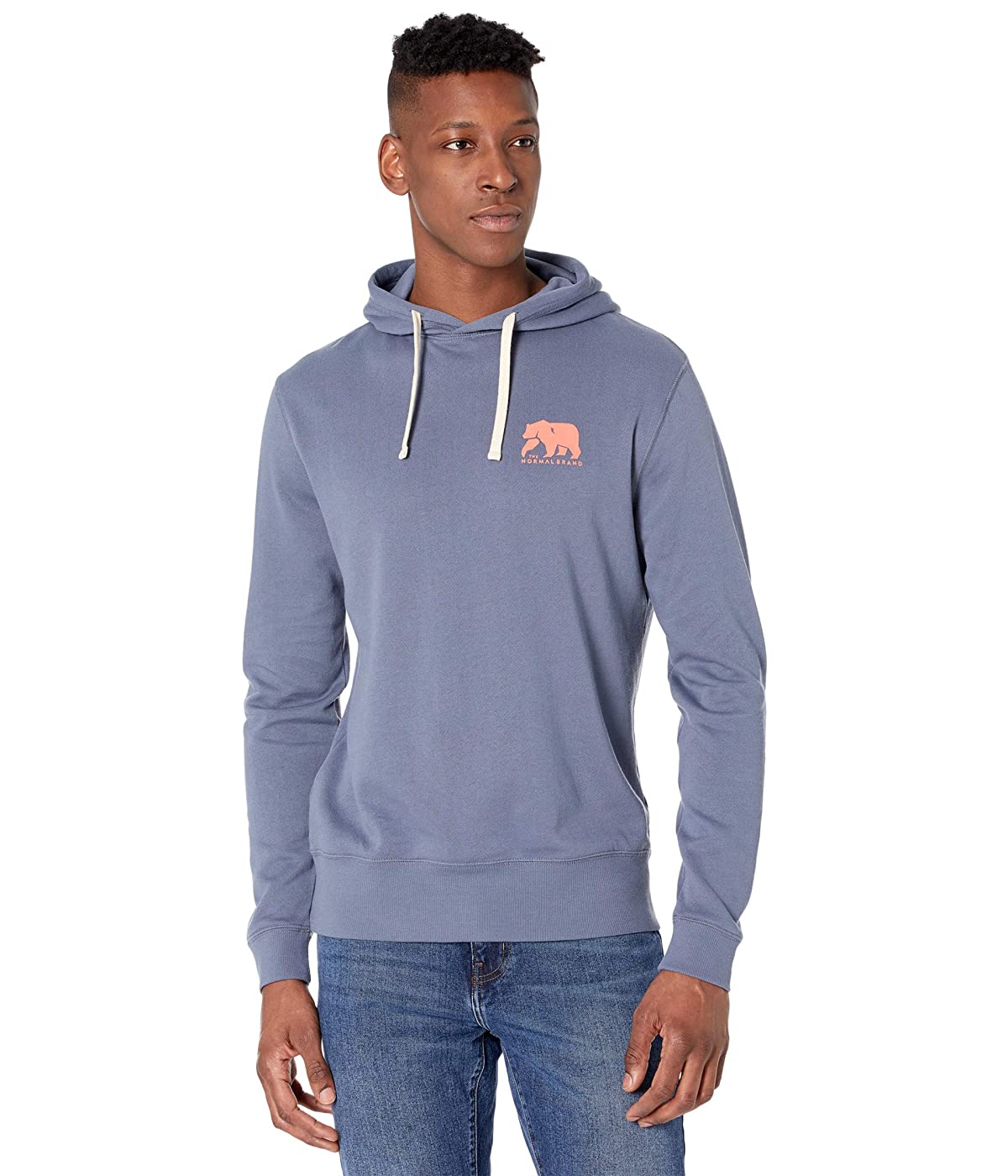 

Худи The Normal Brand Clay Fleece Two-Tone Bear Mineral Blue, XL (50)