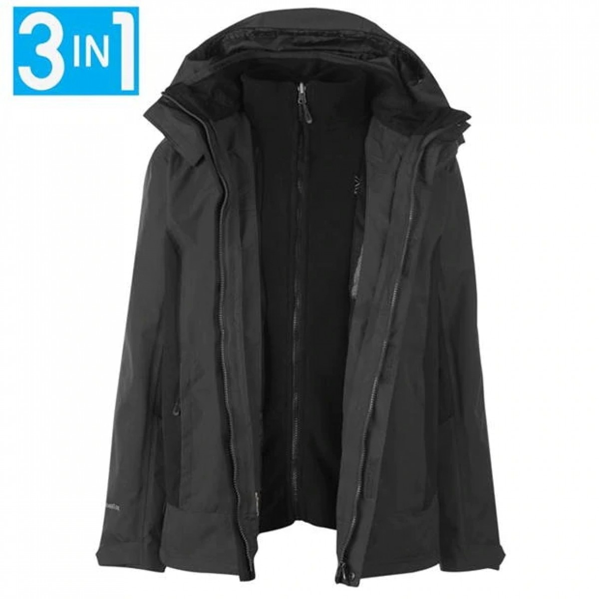 

Куртка Karrimor 3 in 1 Weathertite Charcoal/Black, 2X (52)