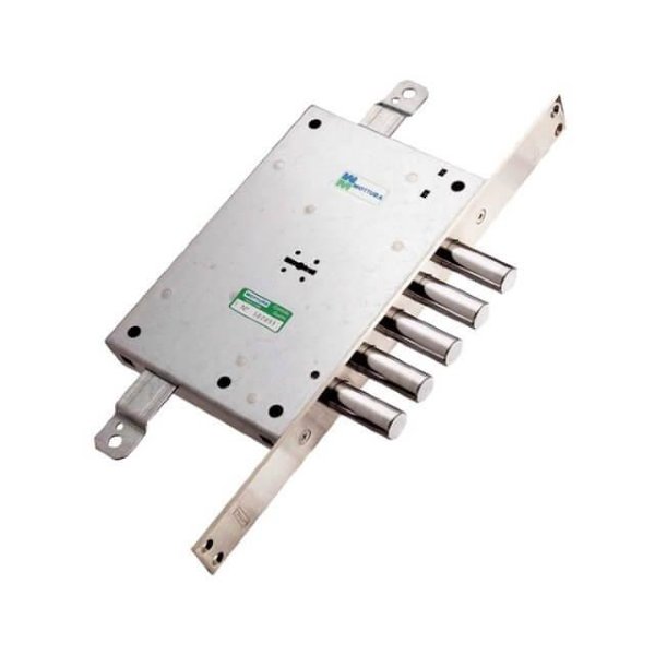

Замок 5-ригилей под тяги Mottura 52783DM2854CR (без накладок)