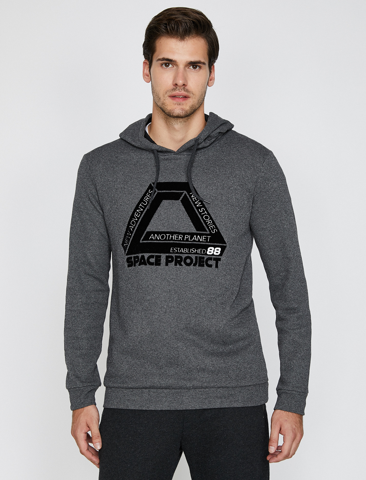 

Худи Koton 0KAM71508MK-027 S Grey