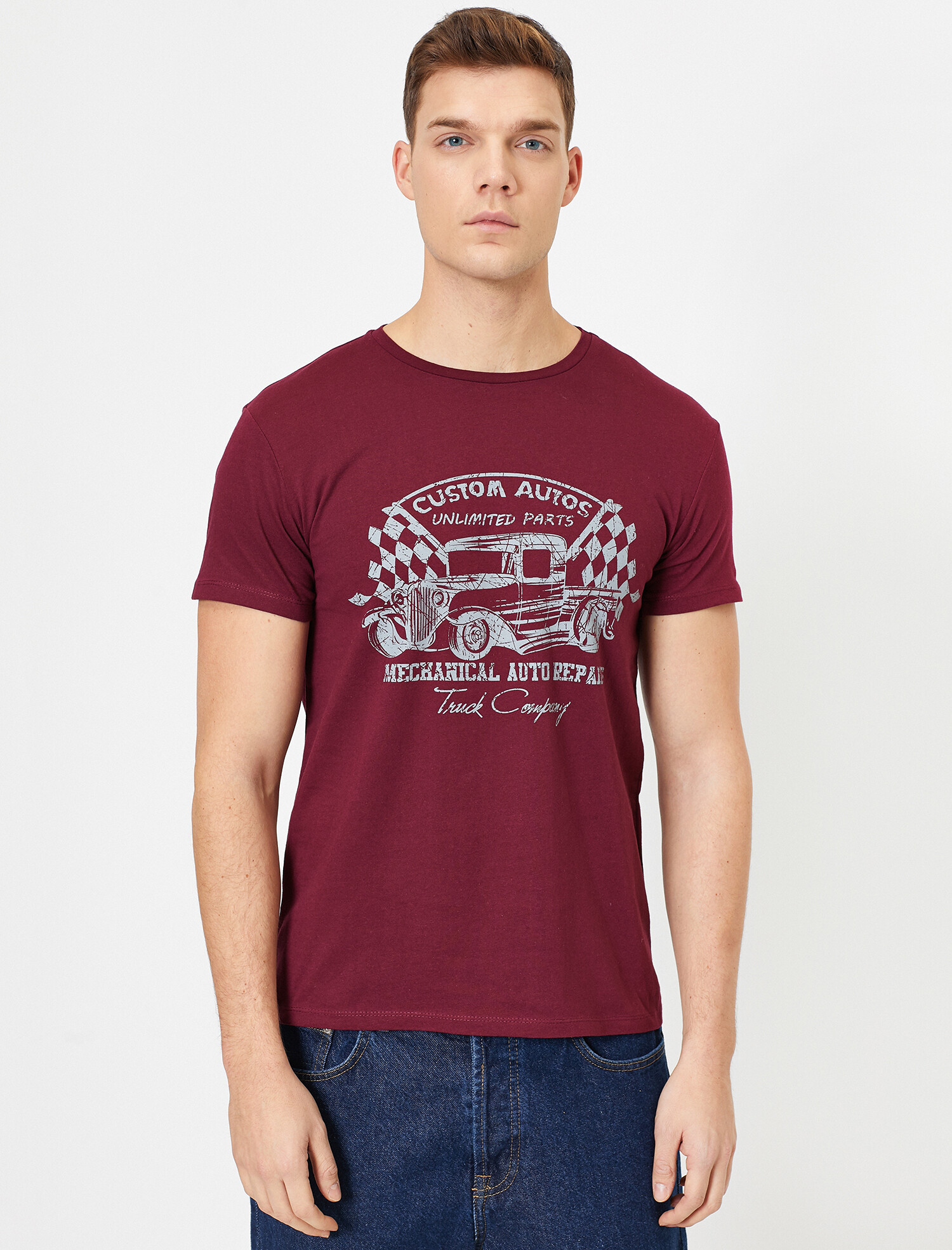 

Футболка Koton 0YAM11809LK-477 L Bordeux