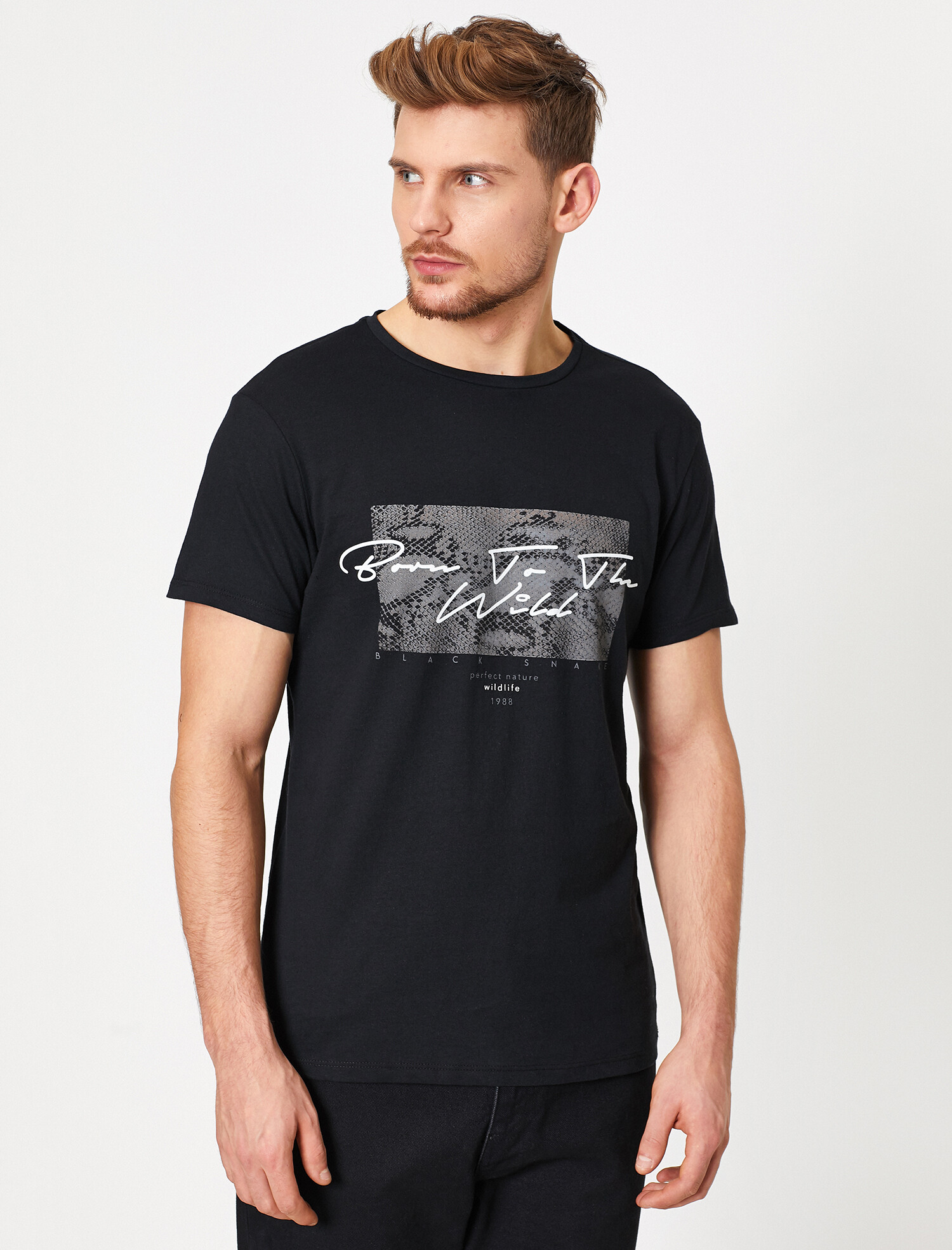 

Футболка Koton 0YAM11908LK-999 XL Black