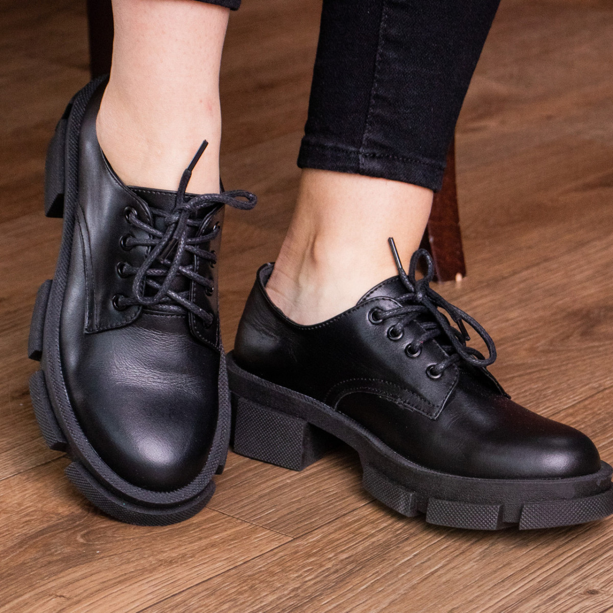 

Броги женские Fashion Cliff 2874 36 размер 23,5 см Черный