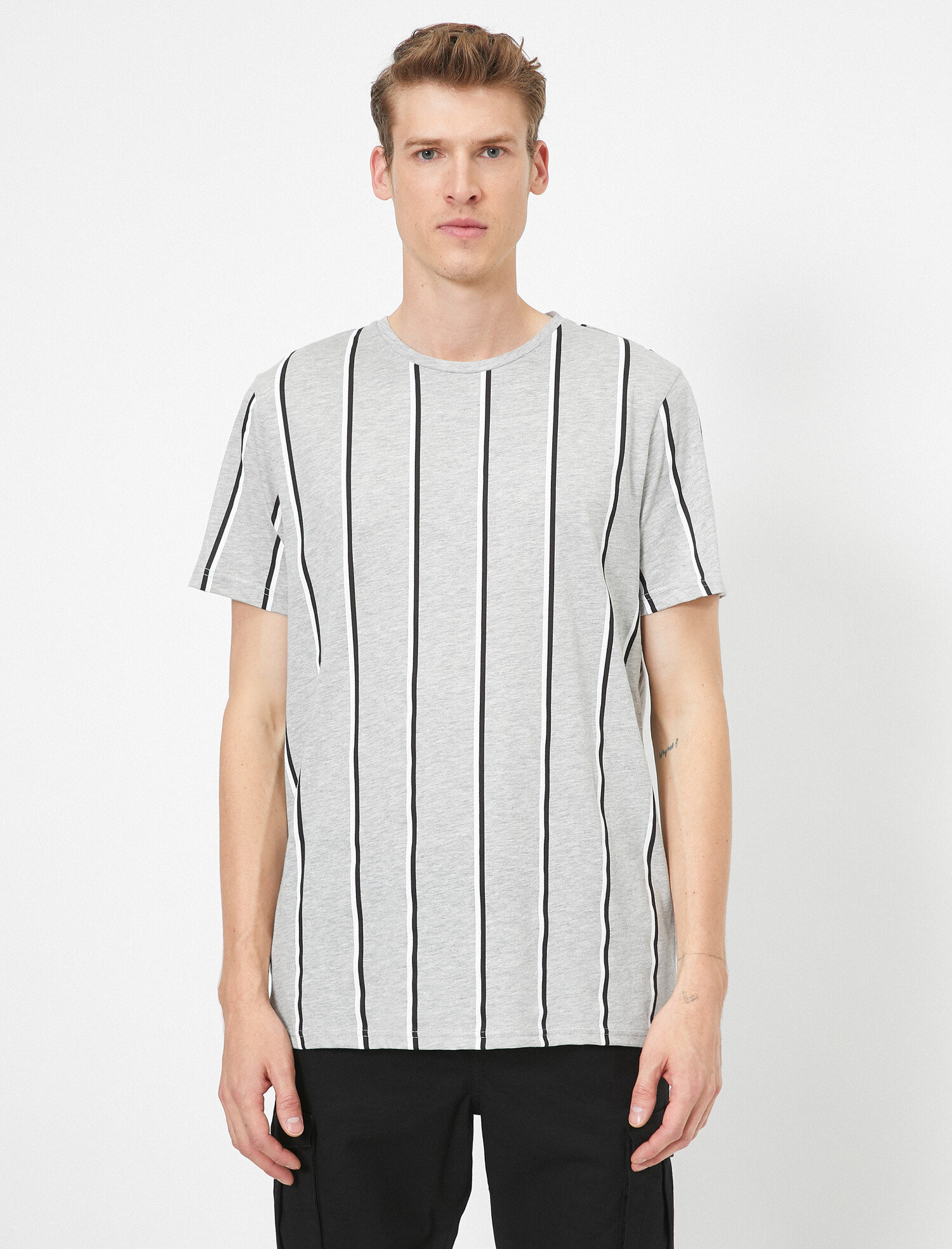 

Футболка Koton 0YAM14262OK-02Y S Grey Stripe