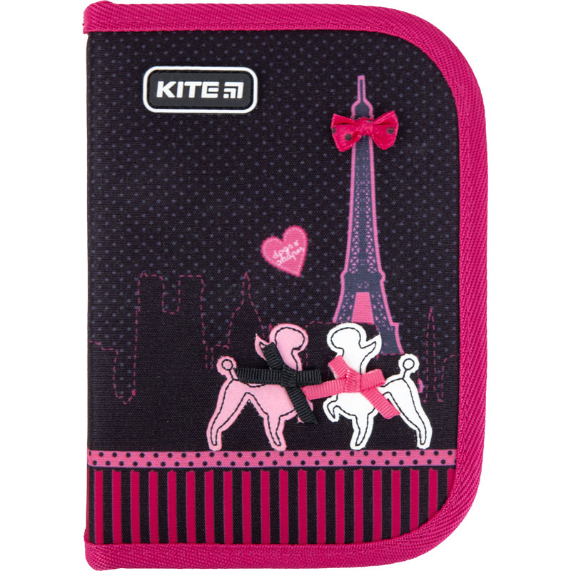 

Пенал-книжка Kite Weekend In Paris 1 отделение 2 разворота Черный (47292)