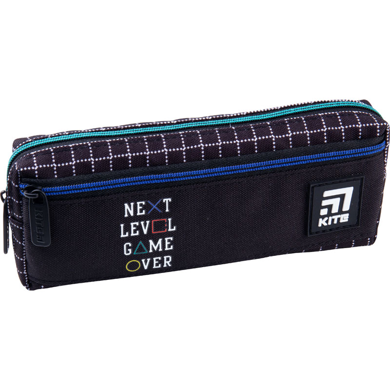 

Пенал Kite Gamer 2 отделения Черный (48018)