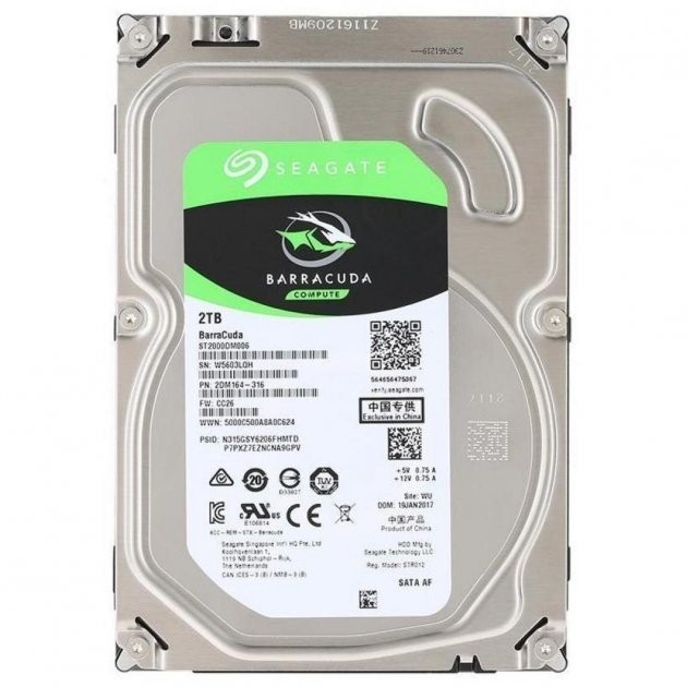 

Жесткий диск 3.5" 2TB Seagate ST2000DM005-FR Refurbished