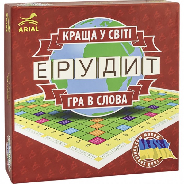 

Игра настольная "Эрудит. Игра в слова" Royal настольная игра для компании всех возрастов на украинском языке