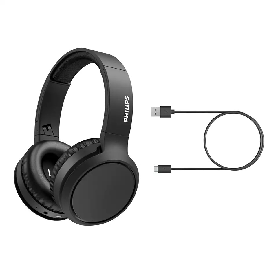 

Наушники Philips TAH5205 Over-ear ANC Wireless Mic Black