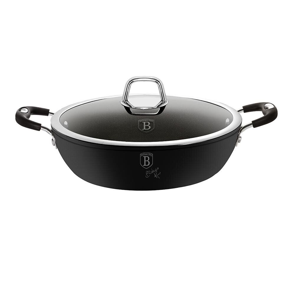 

Сотейник с крышкой 28 см Berlinger Haus Black Professional Line (BH-6125)