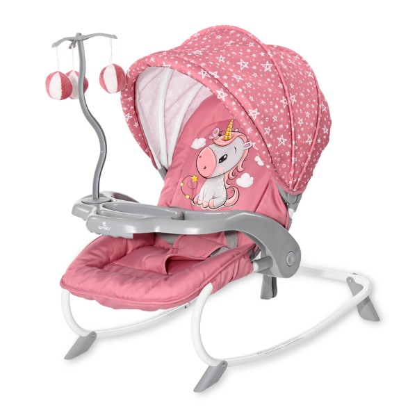 

Шезлонг Качели Lorelli DREAM TIME Rose Velvet Unicorn (24132) Розовый