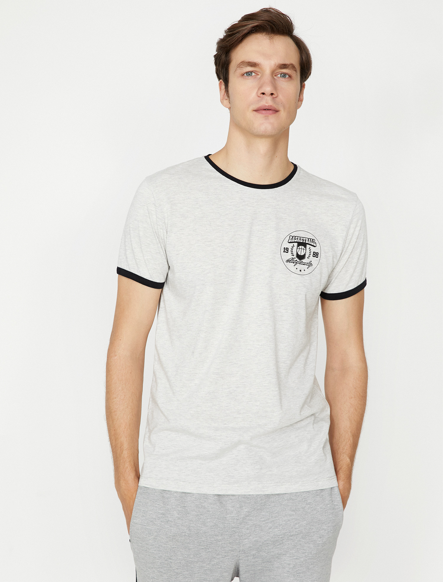 

Футболка Koton 9KAM14757OK-023 XL Grey