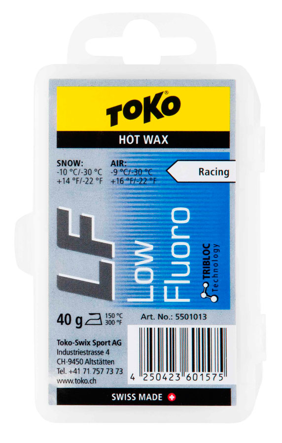 

Воск Toko для лыж и сноубордов LF Hot Wax blue 40g