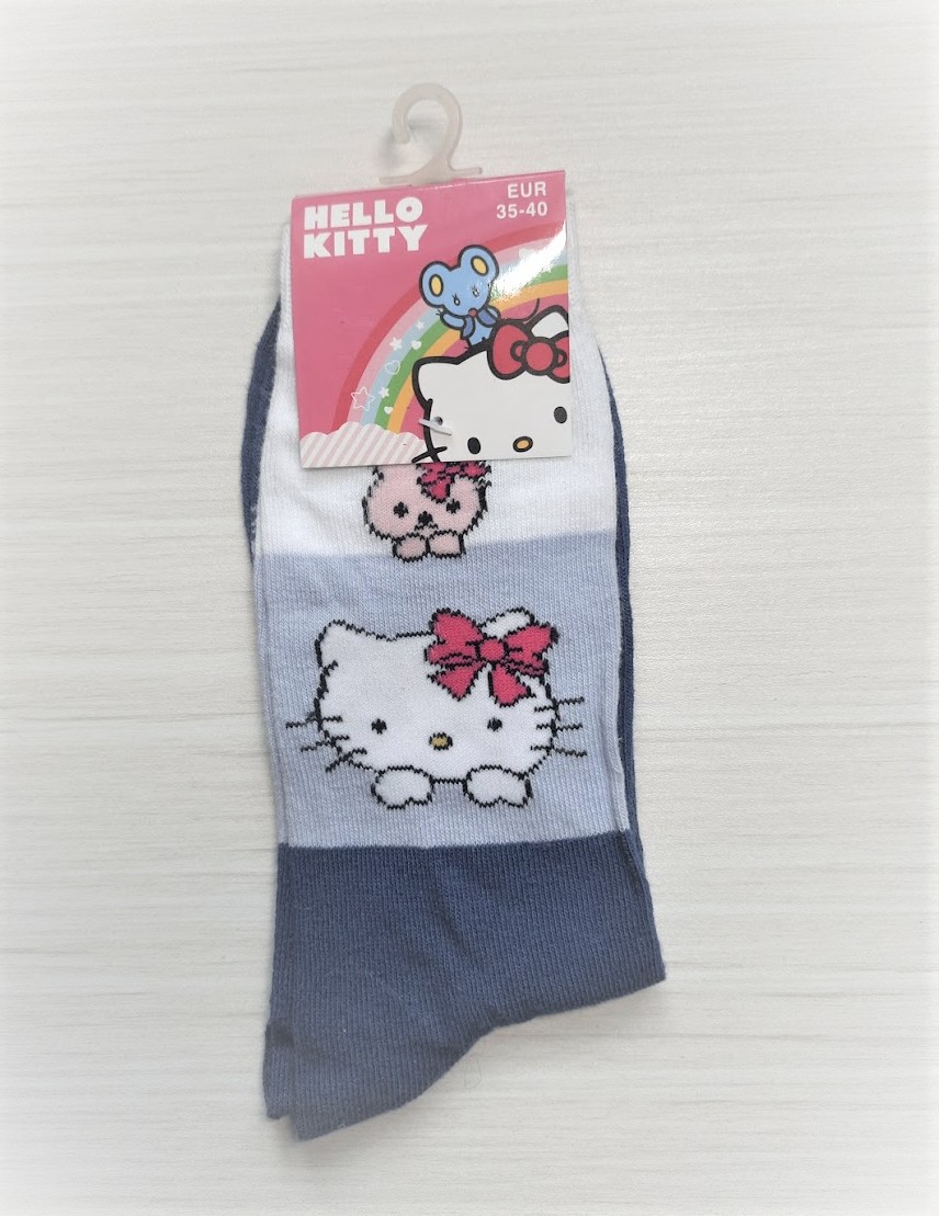 

Носки Hello Kitty Sanrio р 35-40 Синие
